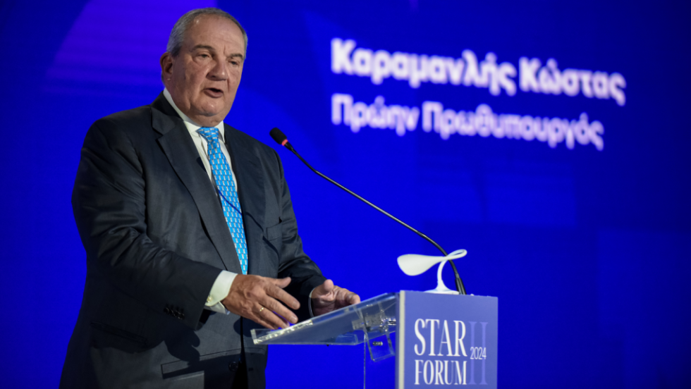 Ο πρώην πρωθυπουργός Κώστας Καραμανλής